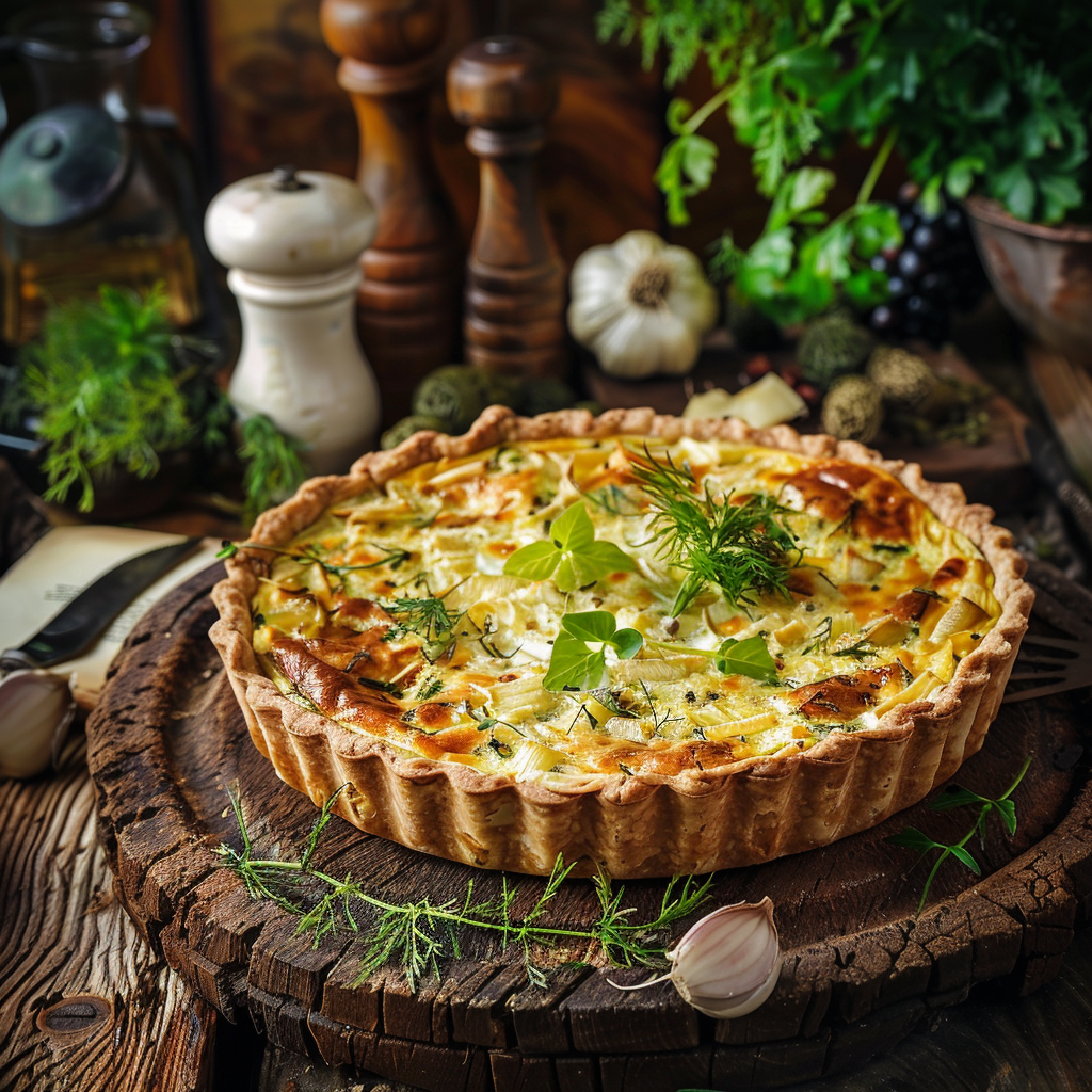 Einfaches Rezept für köstliche Lauchquiche – Schritt-für-Schritt-Anleitung