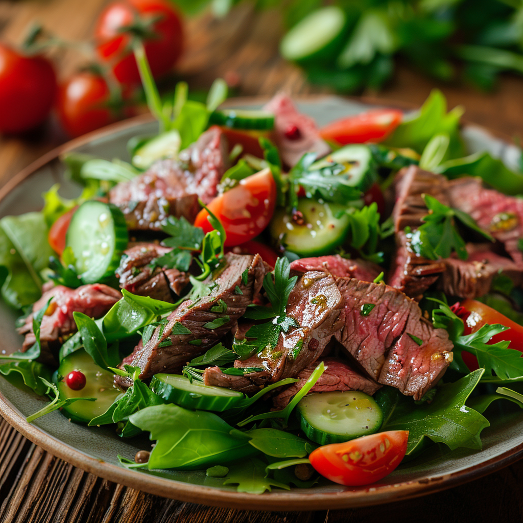 Leckeres Rindfleischsalat Rezept: Einfach und Schnell Zubereiten