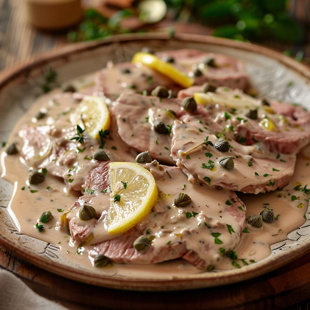 Originales italienisches Vitello Tonnato Rezept - Traditionell und Lecker