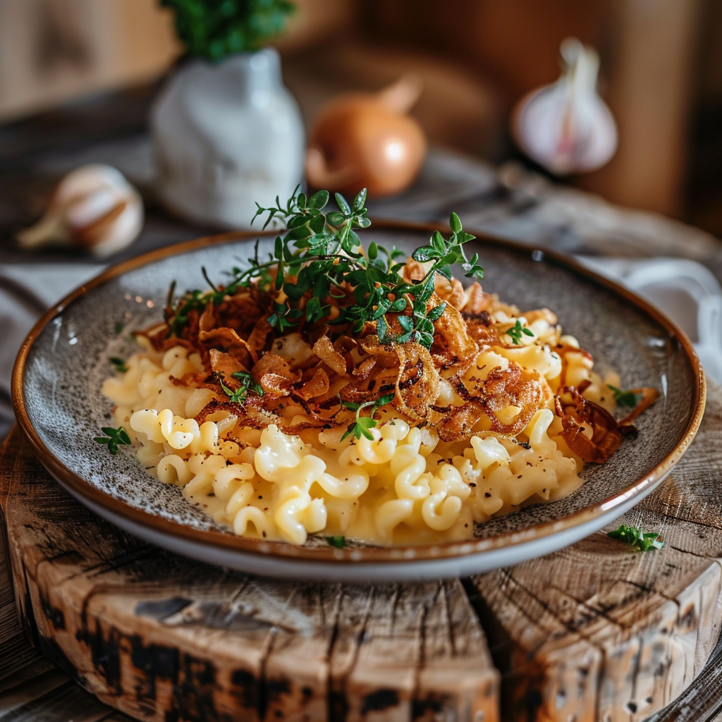 Authentisches schwäbisches Käsespätzle Rezept - So wird's gemacht