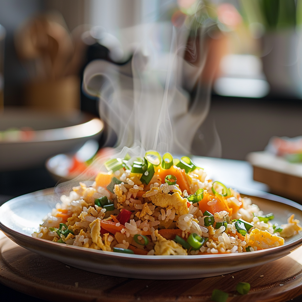 Das beste Rezept für gebratenen Reis mit Ei entdecken