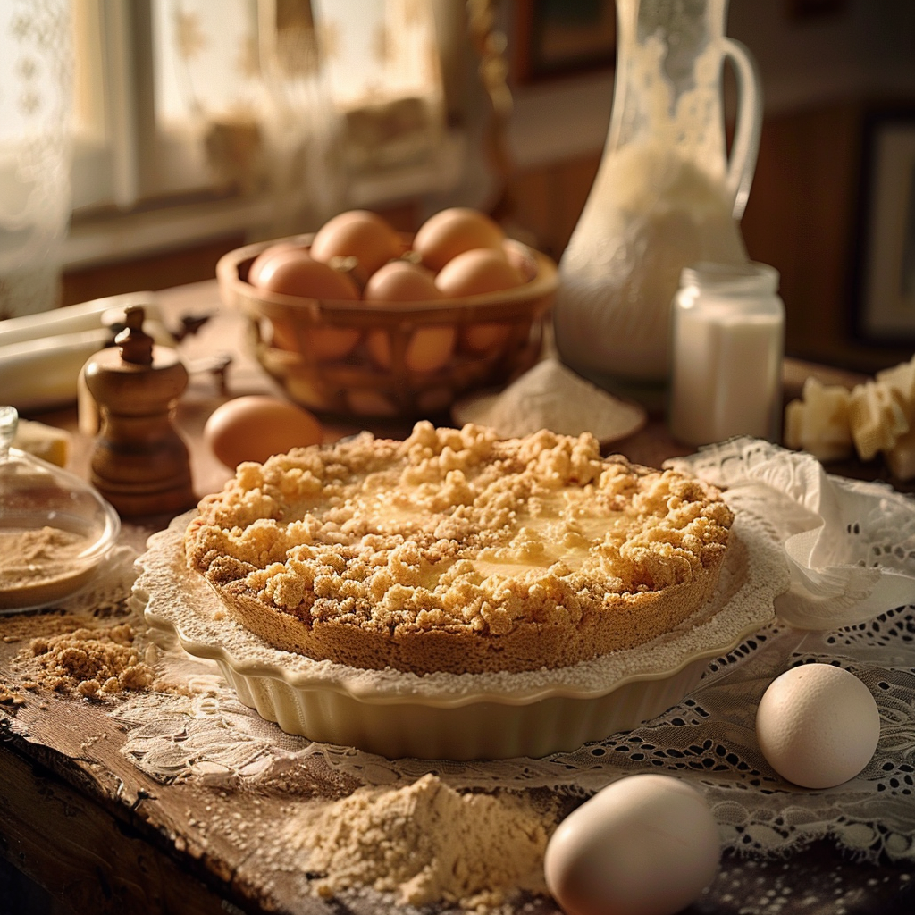 Omas Streuselkuchen mit Pudding: Traditionelles Rezept für Genießer
