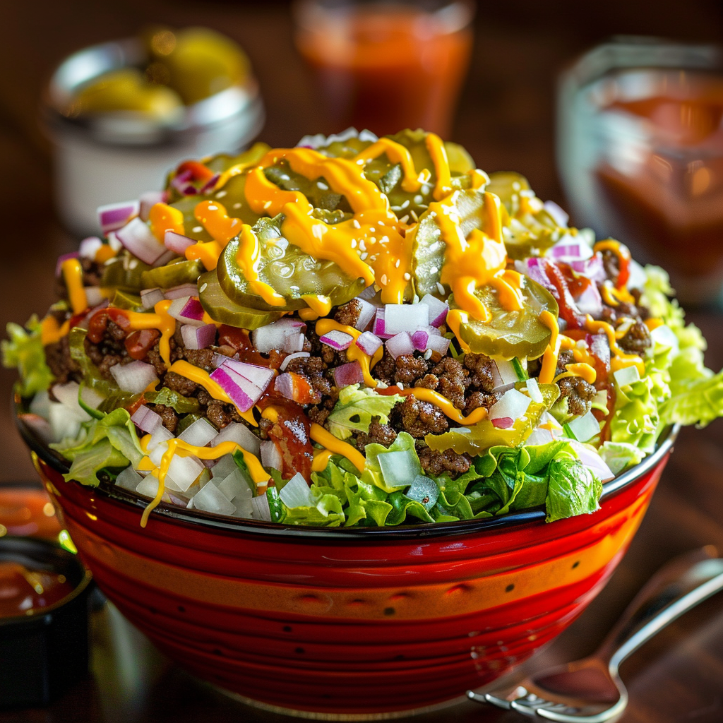 Das ultimative Big Mac Salat Rezept: Einfache und schnelle Zubereitung