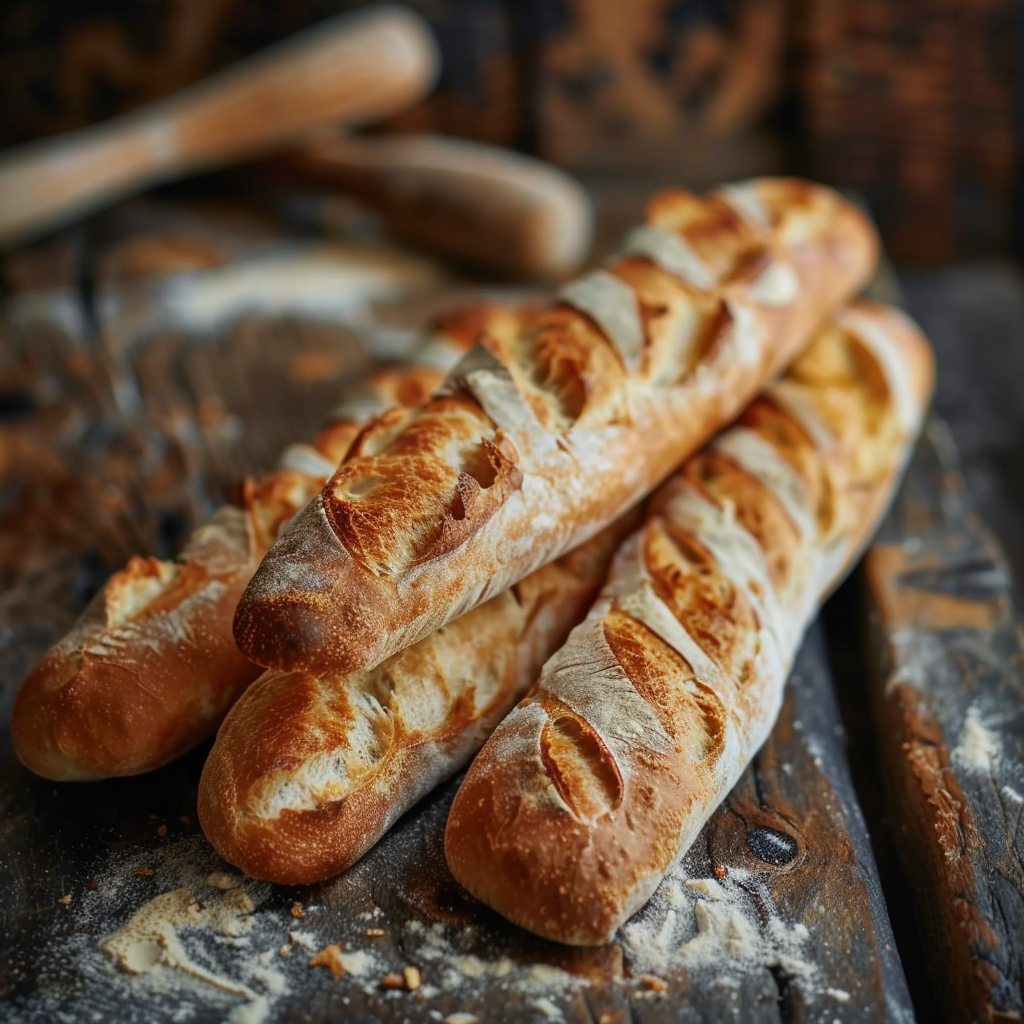 Knuspriges Baguette Rezept mit Trockenhefe: Einfach Selber Backen