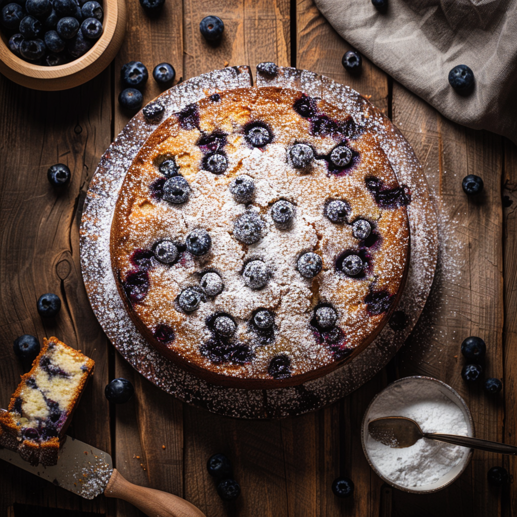 Omas Traditionelles Blaubeerkuchen Rezept: Einfach und Lecker Backen
