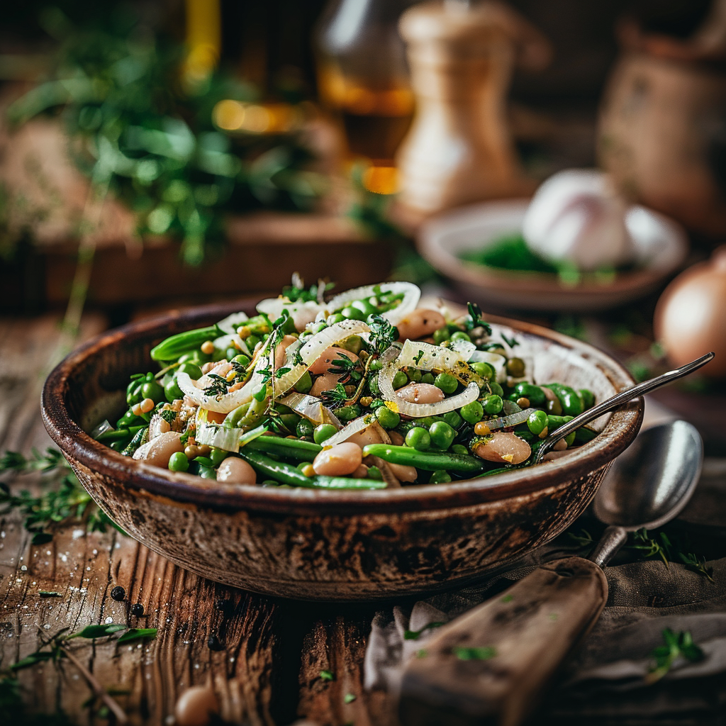 Omas Bohnensalat Rezept: Traditionell, Einfach und Lecker
