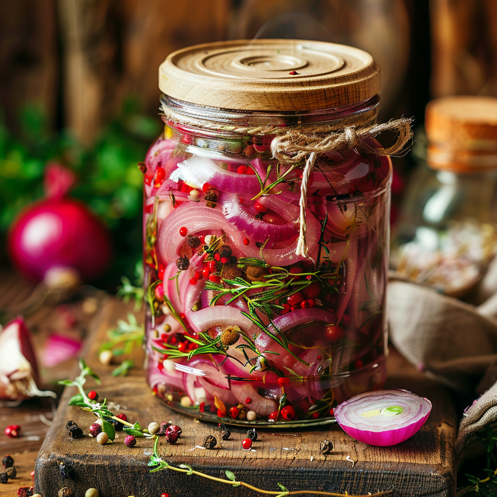 Leckeres Rezept für Eingelegte Zwiebeln – Schnell und Einfach