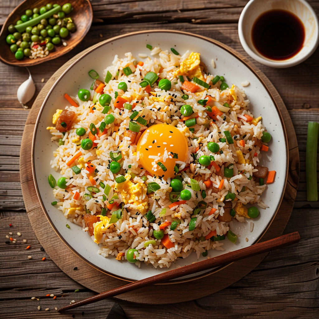 Perfektes Rezept: Gebratener Reis mit Ei einfach zubereitet