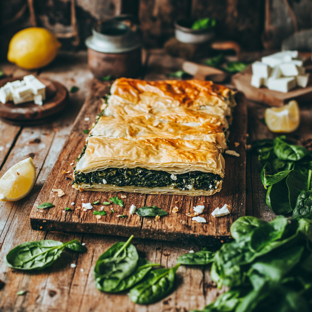 Authentisches Spanakopita Rezept – Griechischer Spinat-Feta-Strudel selber machen