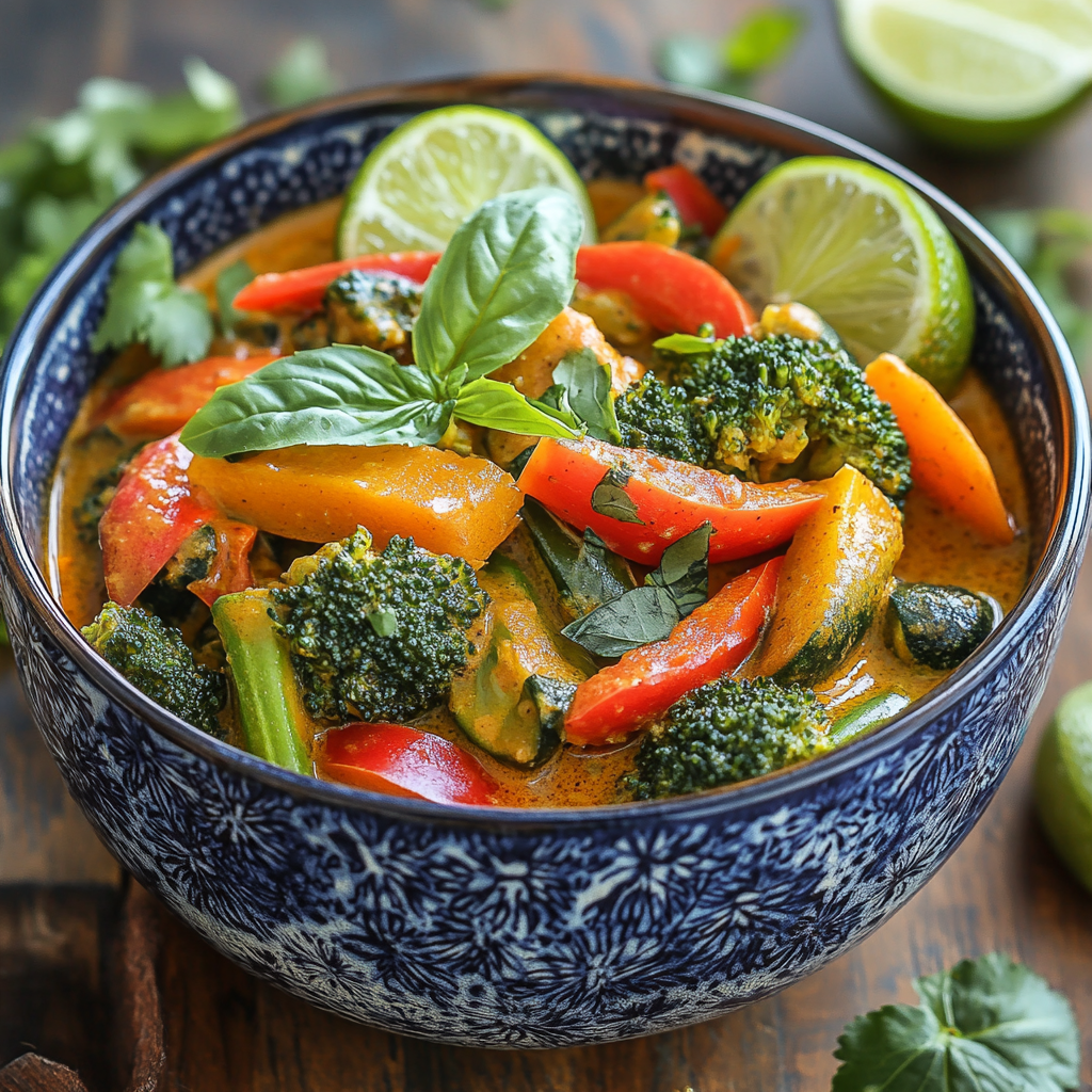 Vegetarisches Thai Curry Rezept: Einfach und Lecker zubereiten