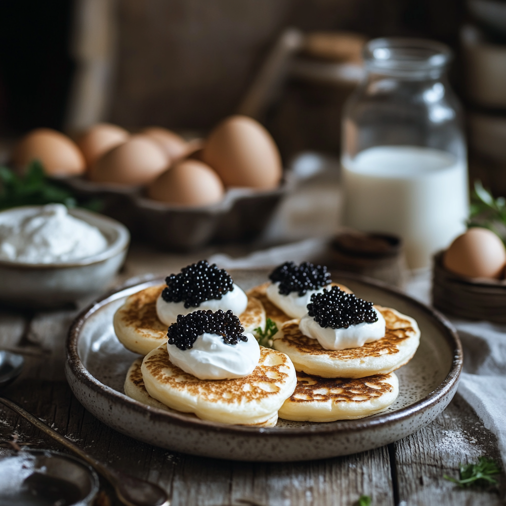 Russische Blinis Rezept: Einfache Anleitung für Perfekte Pfannkuchen