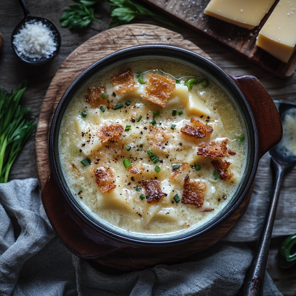 Omas Rezept: Köstliche Käse-Lauch-Suppe Einfach Selbstgemacht