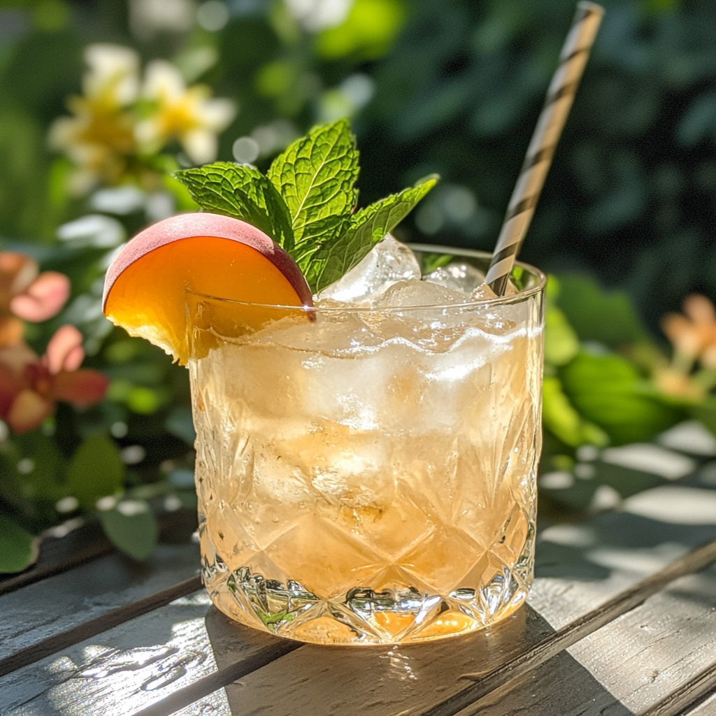 Erfrischender Lillet White Peach Cocktail – Rezept für den Sommer