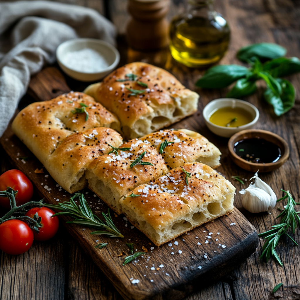 Authentisches italienisches Focaccia Rezept: Einfach und lecker