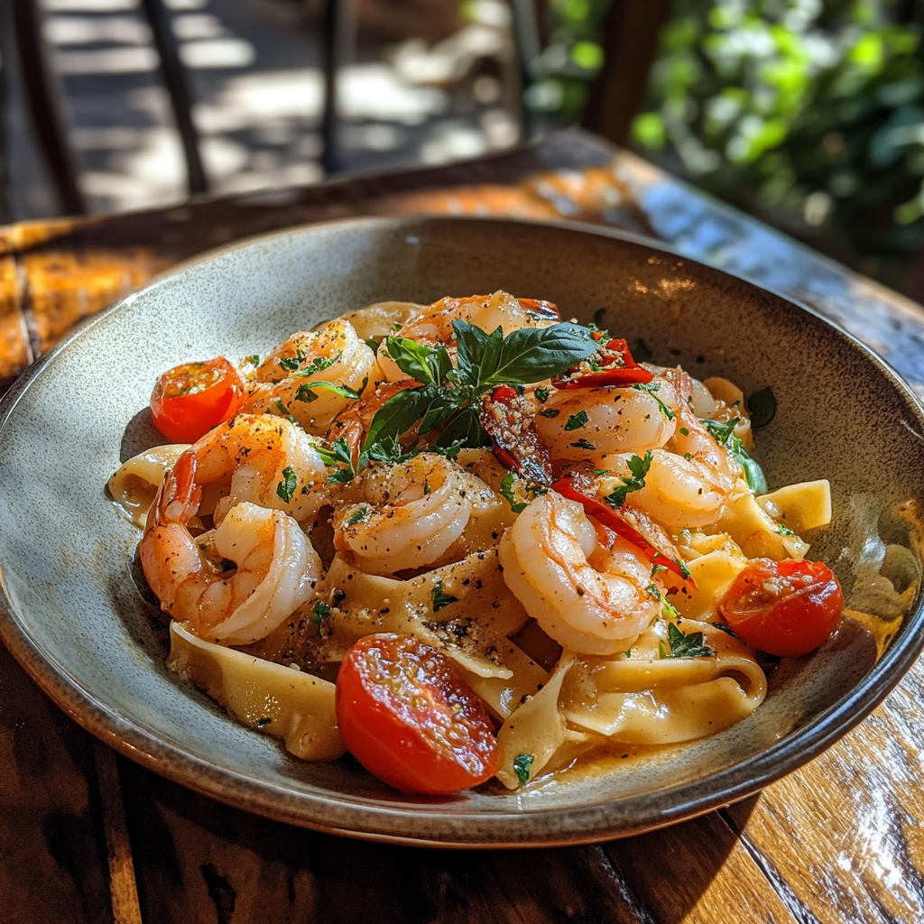 Leckeres Garnelen-Nudelgericht: Einfaches Rezept für Feinschmecker