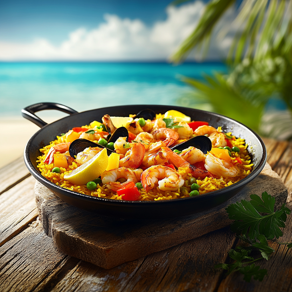 Authentisches Paella Rezept mit Meeresfrüchten für Genießer