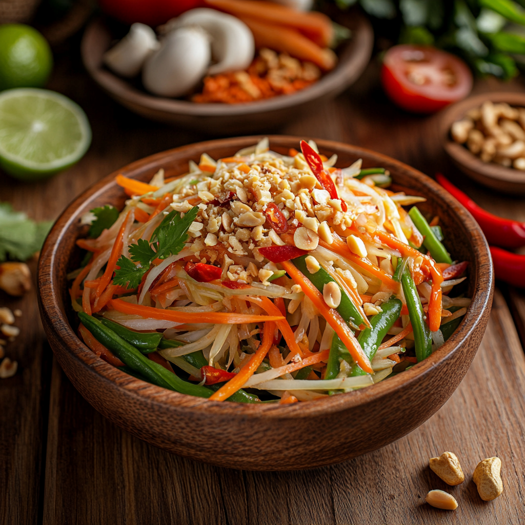 Frischer Papaya Salat Rezept: Schnell und Einfach Selbst Zubereiten