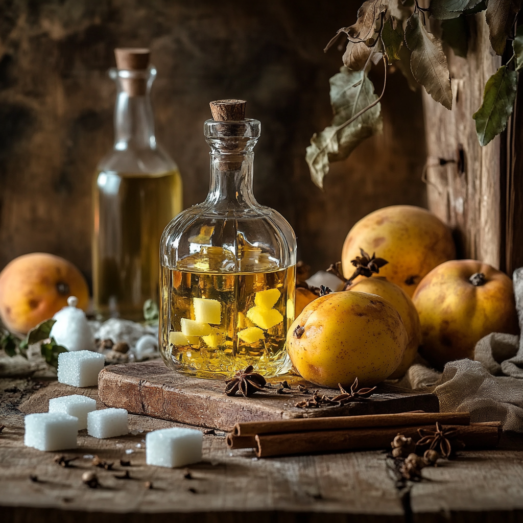 Das beste Quittenlikör Rezept mit Wodka selber machen