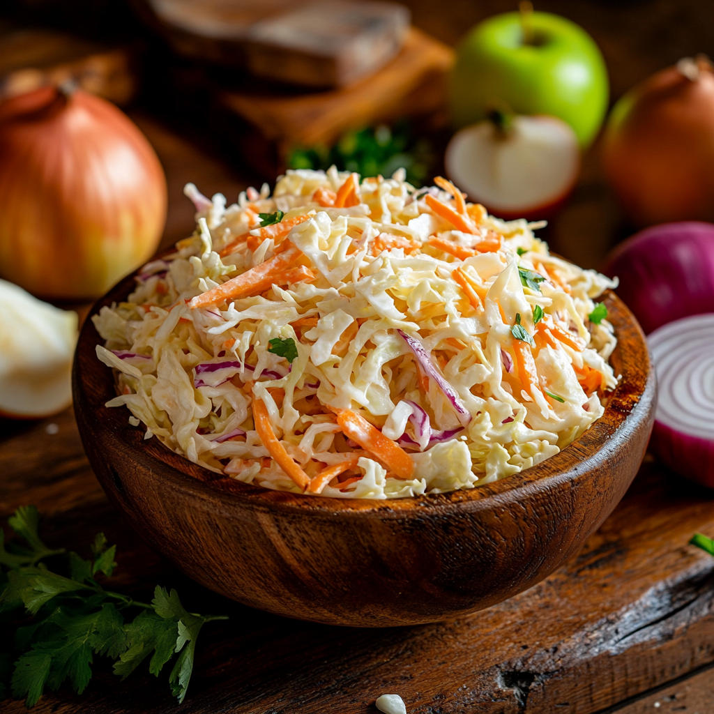 Einfaches Rezept für traditionellen bayrischen Krautsalat