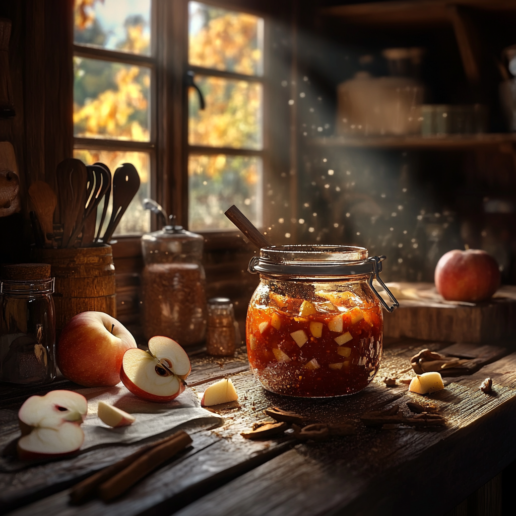 Einfaches Rezept für leckeres hausgemachtes Apfelchutney