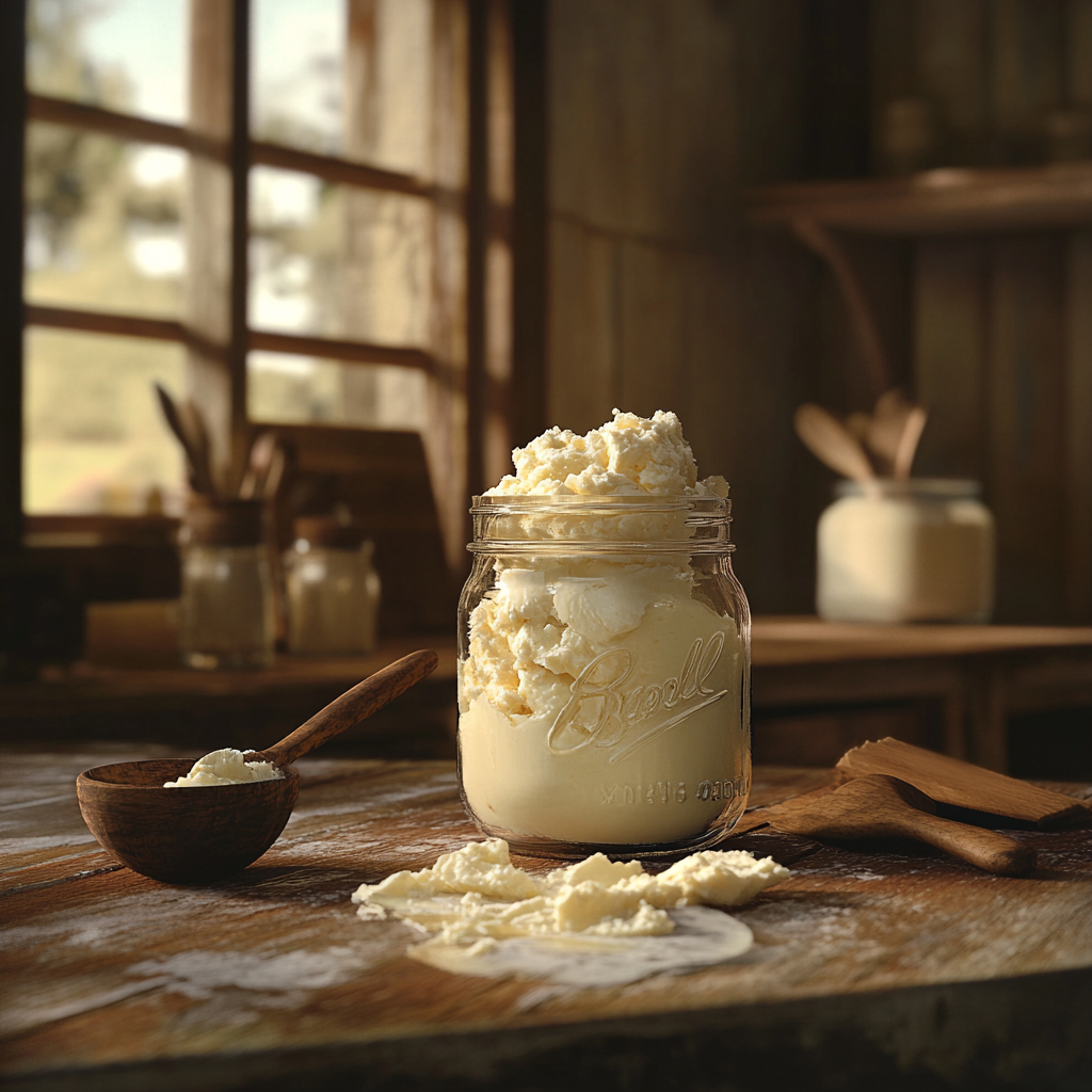 Einfaches Rezept für hausgemachte Butter selbst herstellen