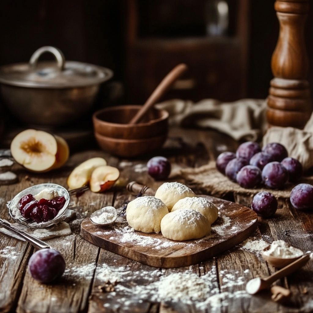 Einfaches Rezept für klassische Pflaumenknödel Schritt für Schritt