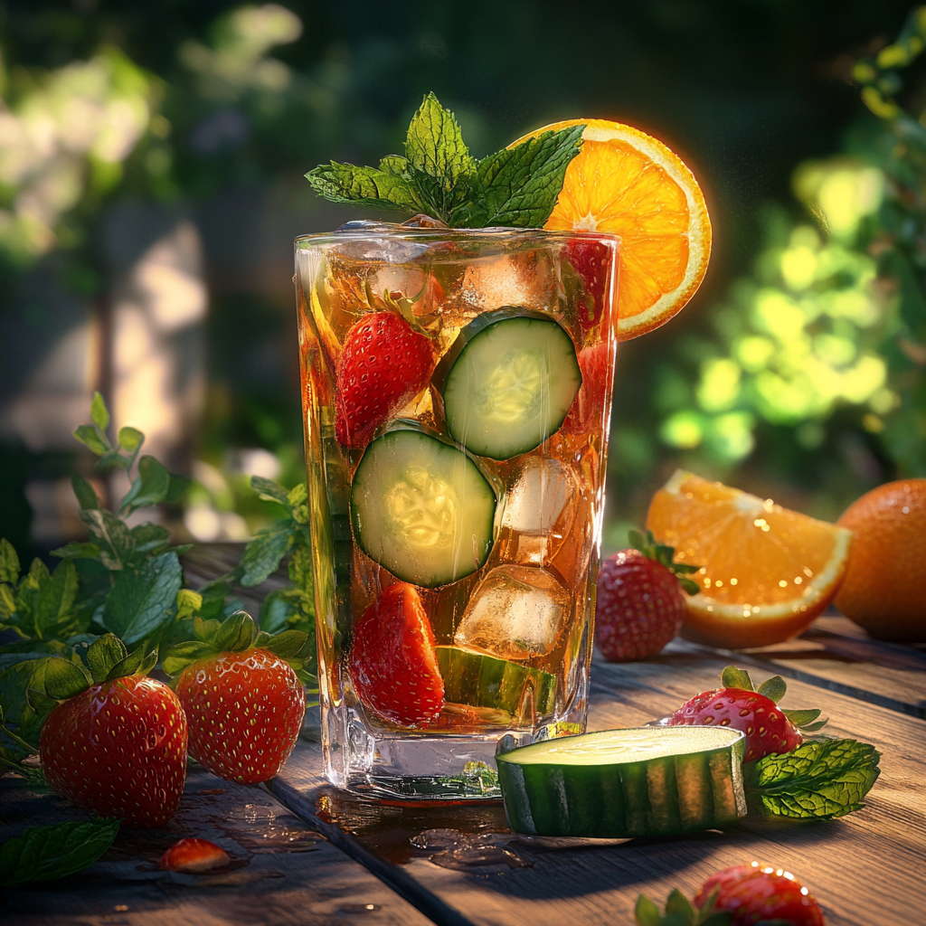 Einfaches Pimm's Rezept für erfrischende Sommer-Cocktails