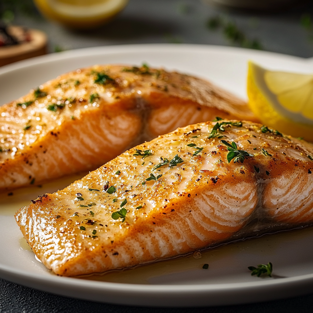 Einfaches Rezept für Lachsforellenfilet mit Haut im Backofen