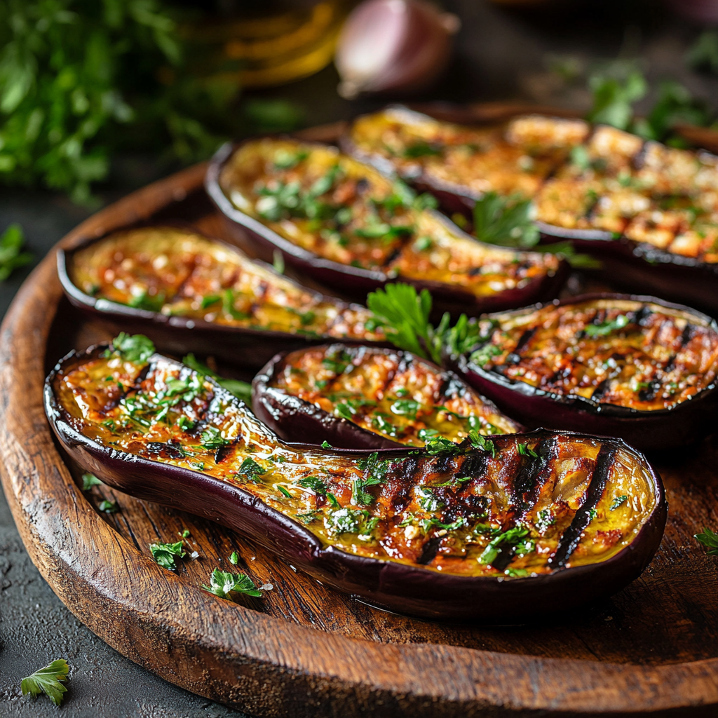 Einfaches und leckeres Rezept für perfekt gegrillte Auberginen