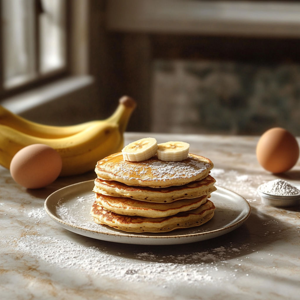 Schnelles Bananen-Pfannkuchen Rezept mit nur 3 Zutaten