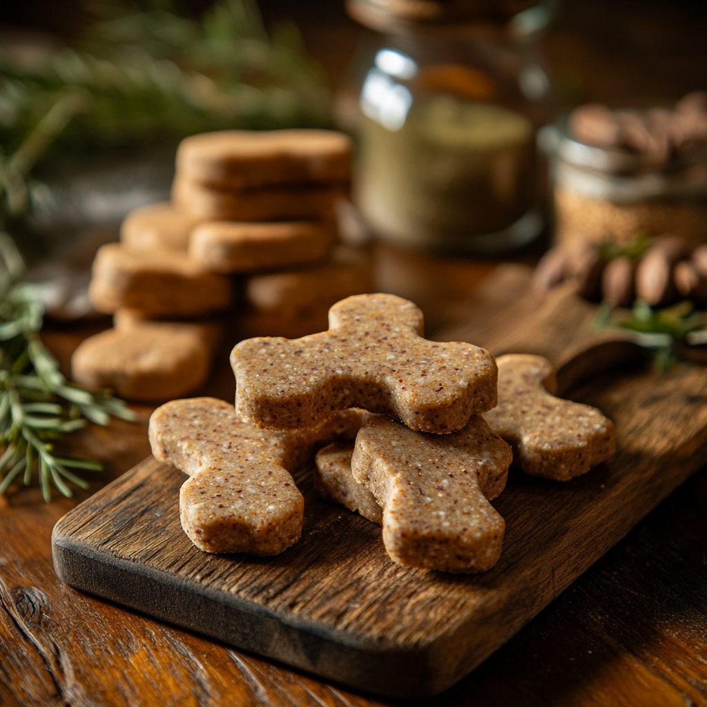 Gesunde Hundekekse selbst gemacht mit Leberwurst Rezept