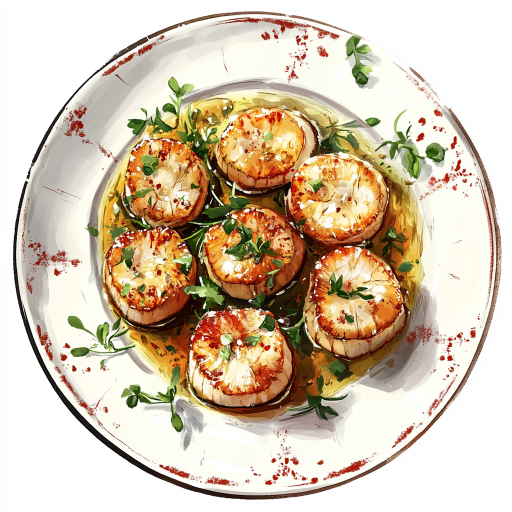 Einfaches Rezept für Jakobsmuscheln als Vorspeise