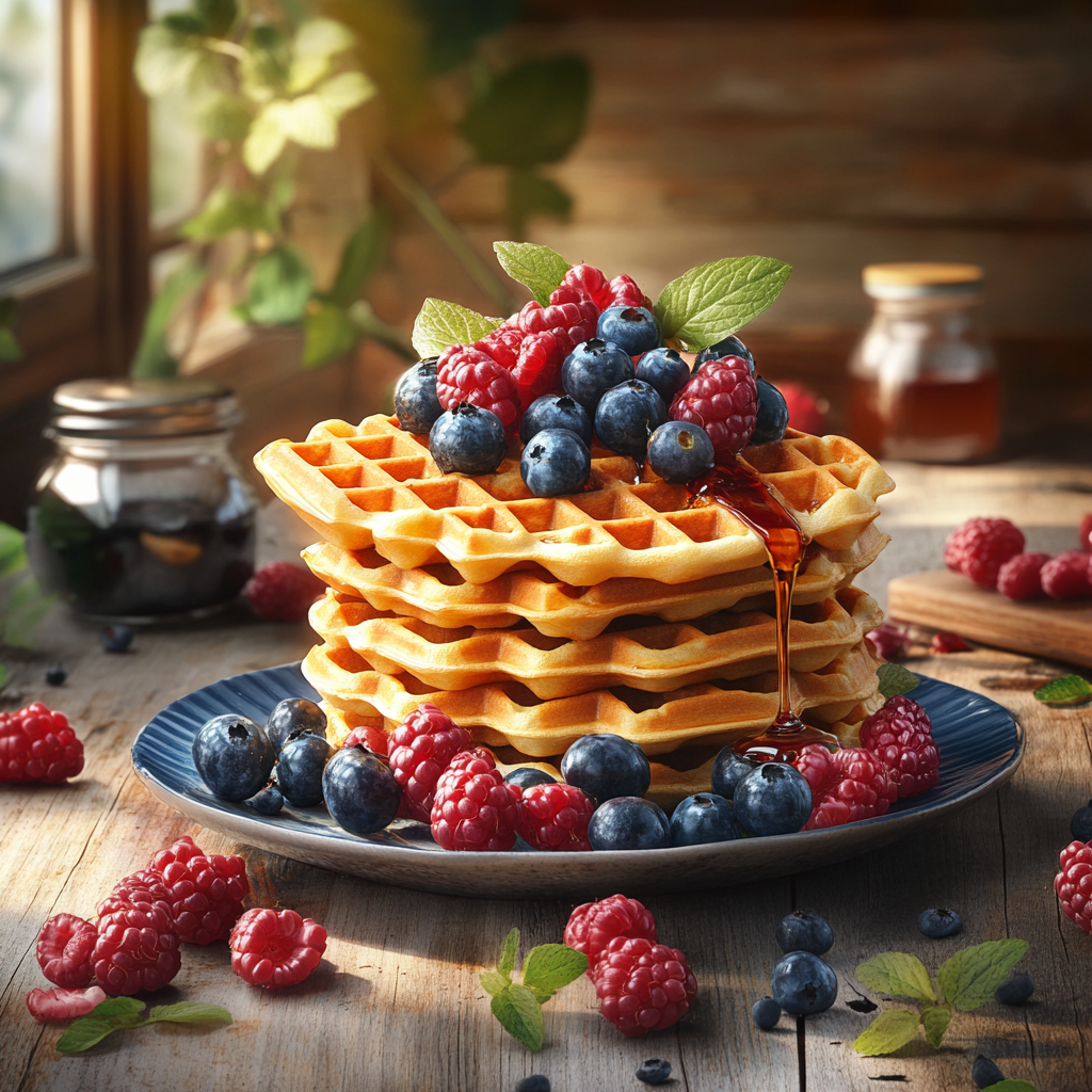 Leckeres Joghurt-Waffeln Rezept – Einfach und Schnell