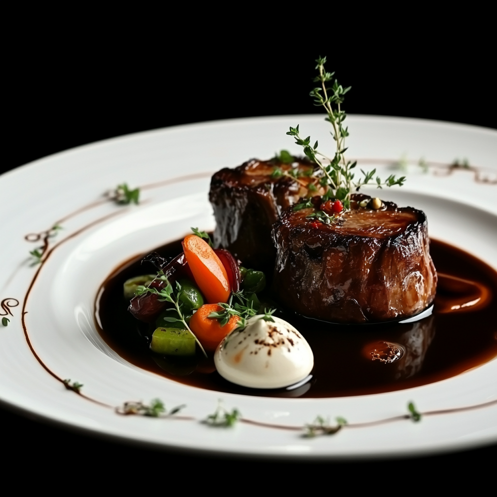 Zartes Kalbsbäckchen Rezept vom Sternekoch