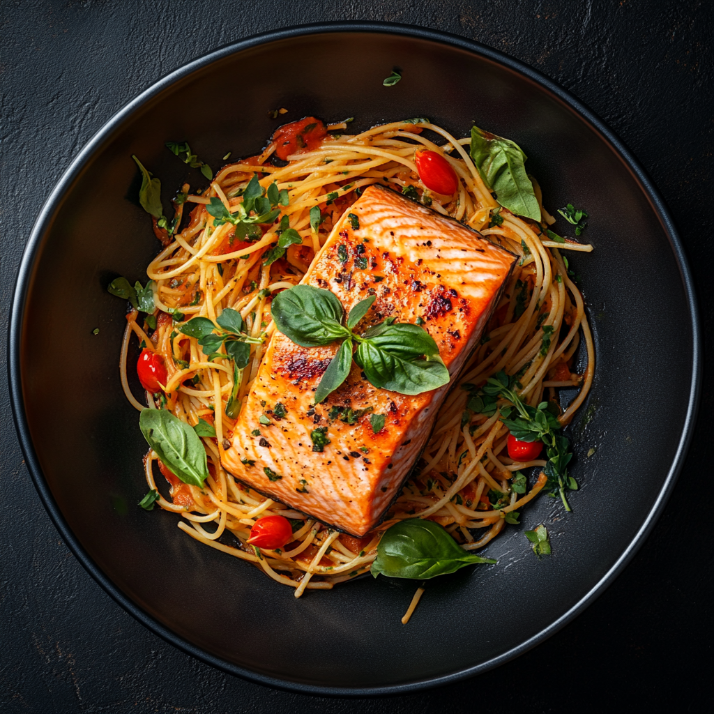 Leckeres Lachs mit Nudeln Rezept – Einfach und Schnell