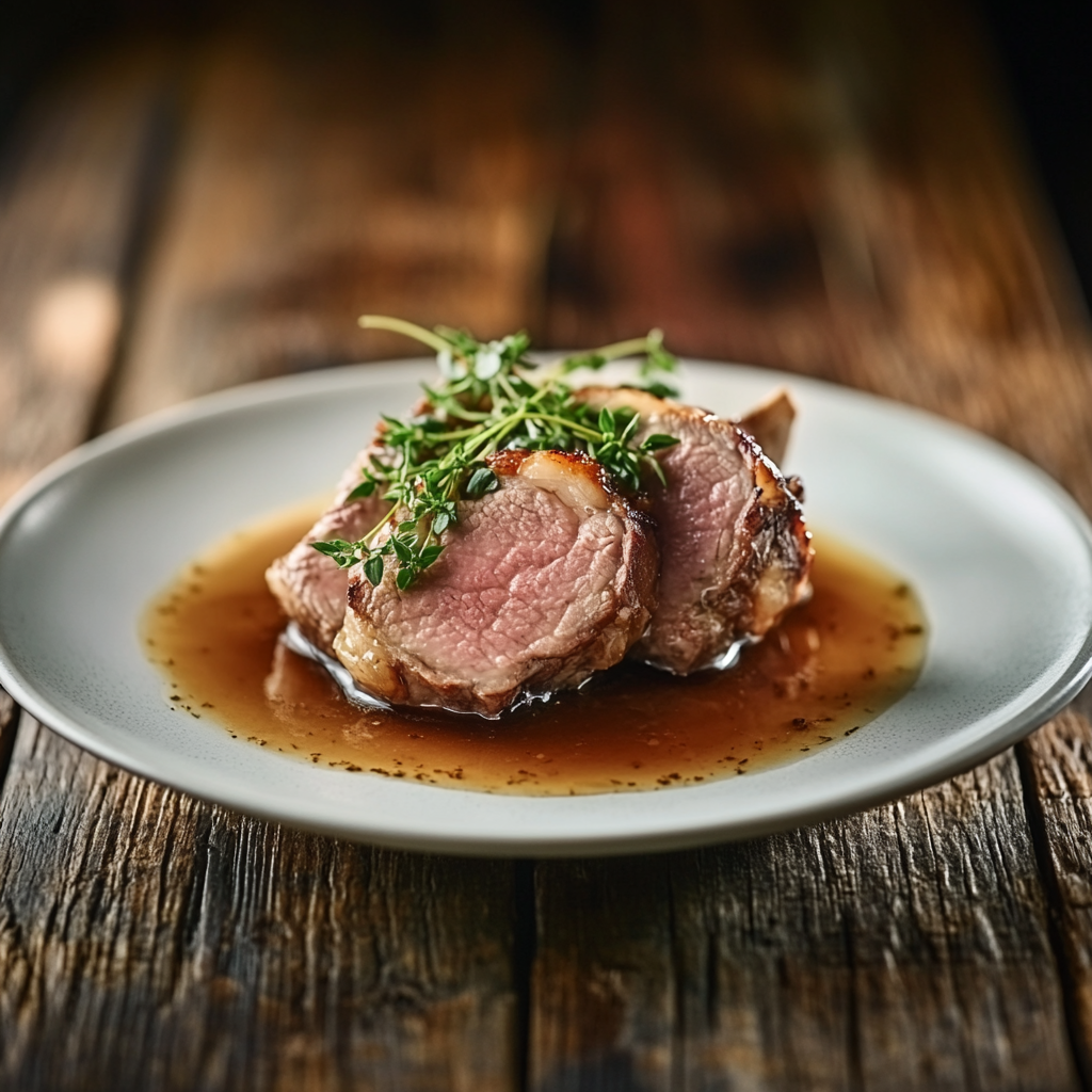 Einfaches und leckeres Lammjus Rezept für zartes Lammfleisch