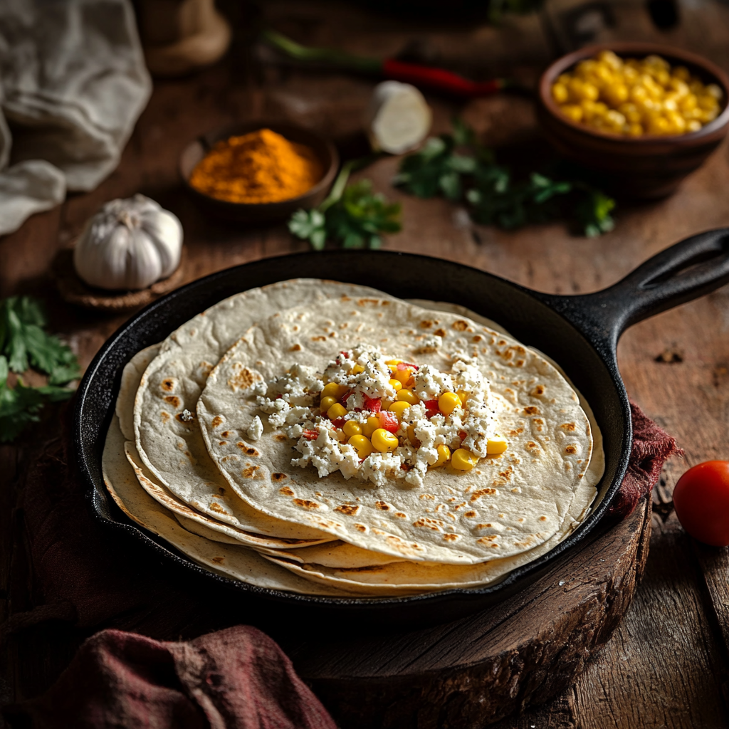 Einfaches und authentisches mexikanisches Tortillas Rezept