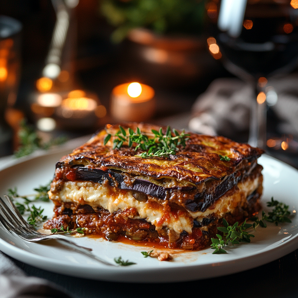 Vegetarisches Moussaka Rezept – Einfach & Lecker