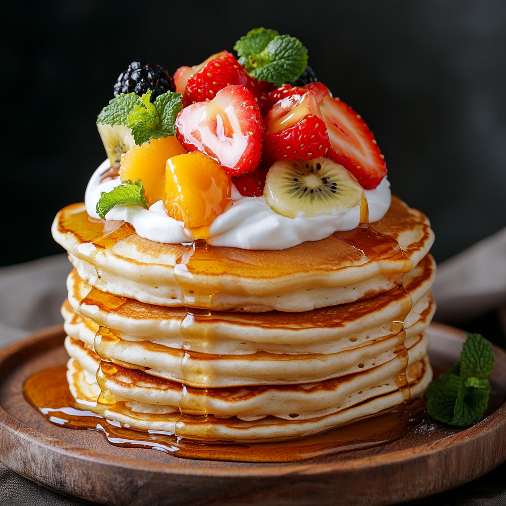 Leckere Pfannkuchen mit Joghurt – Einfaches Rezept