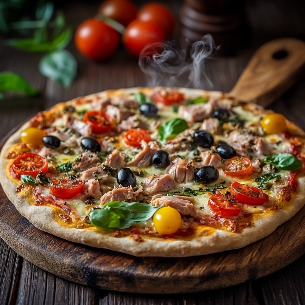 Leckeres Thunfisch Pizza Rezept – Schnell Zubereitet
