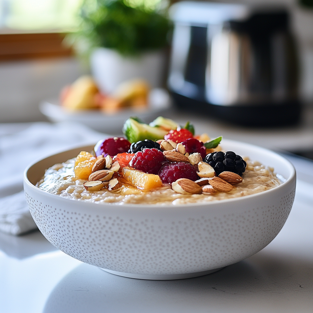 Schnelles und einfaches Porridge Rezept für den Thermomix