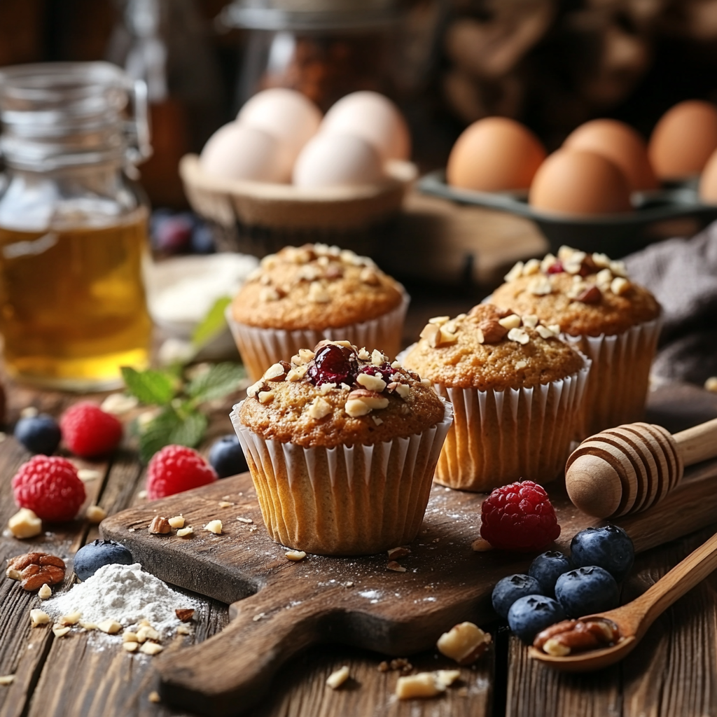 Einfaches und leckeres Protein Muffins Rezept