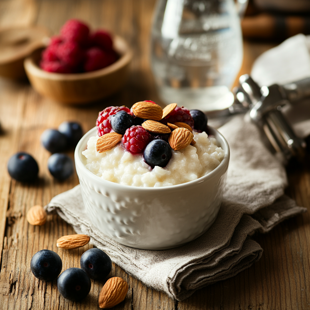 Gesundes Reispudding Rezept für Fitnessliebhaber