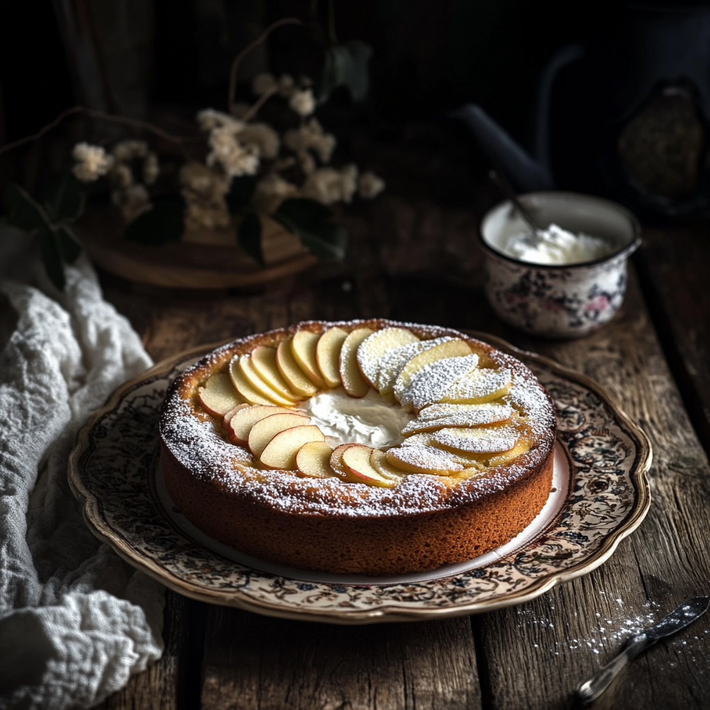 Einfaches Rezept für Apfelküchlein mit Quark