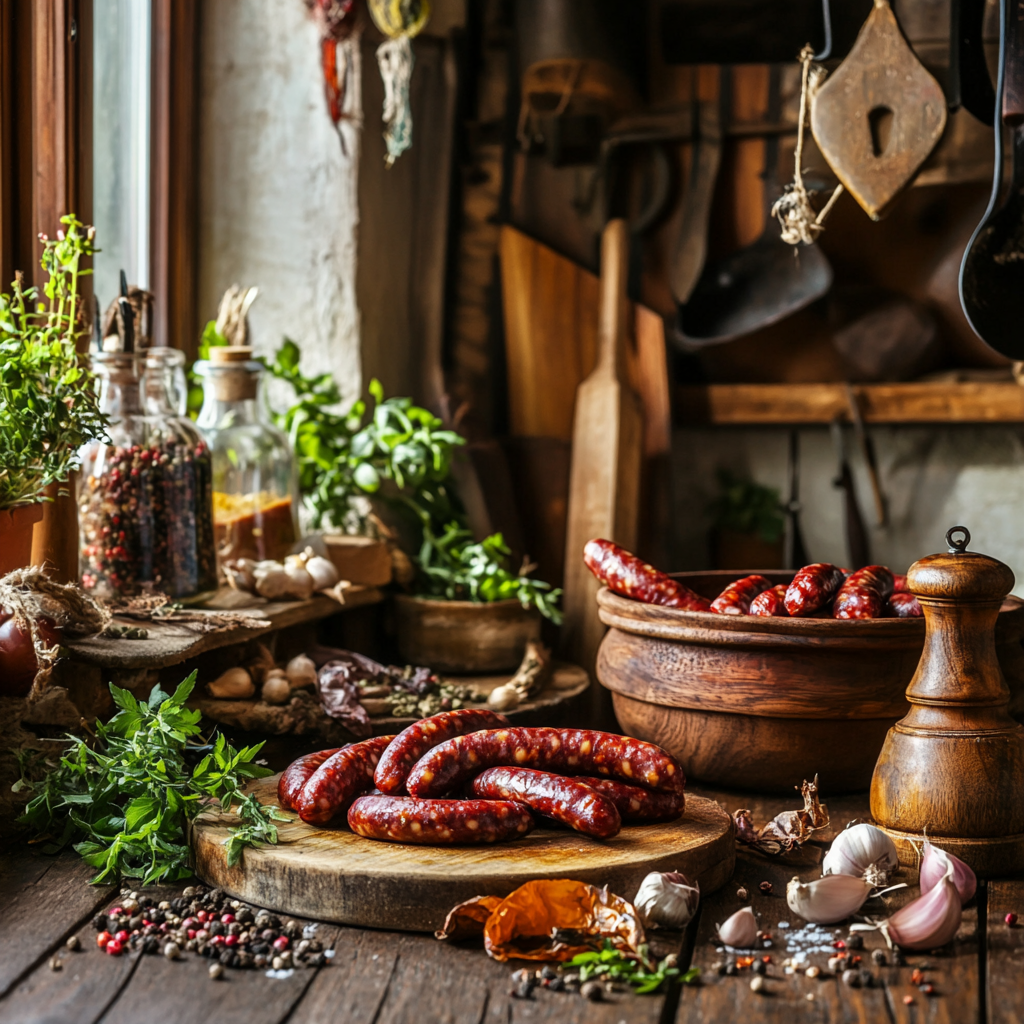 Einfaches und köstliches Rezept für hausgemachte Wildbratwurst