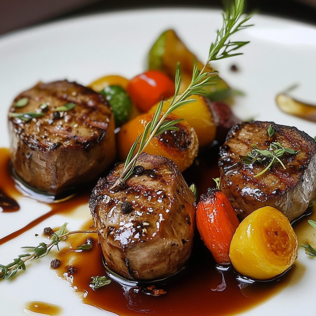 Einfaches Rezept für zarte Kalbsmedaillons aus dem Backofen