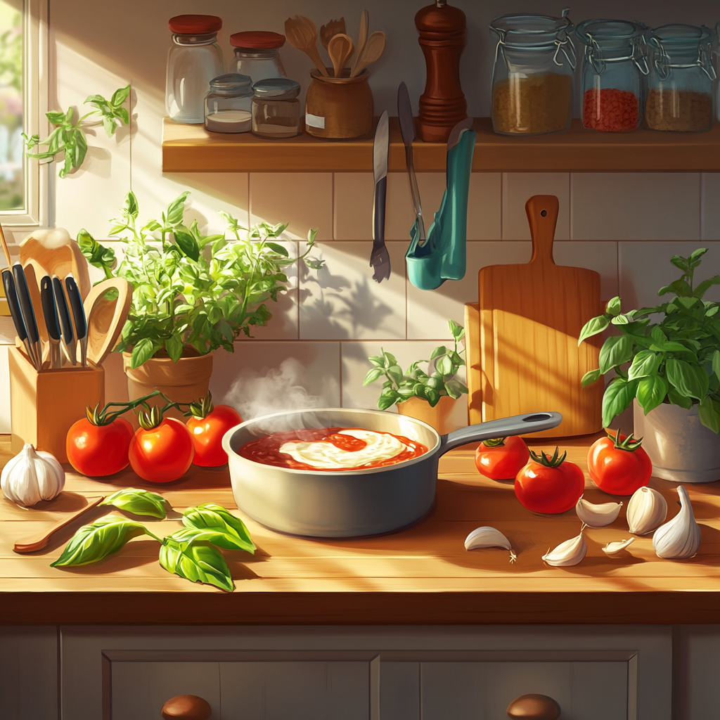 Einfaches Rezept für köstliche Tomaten-Sahne-Soße