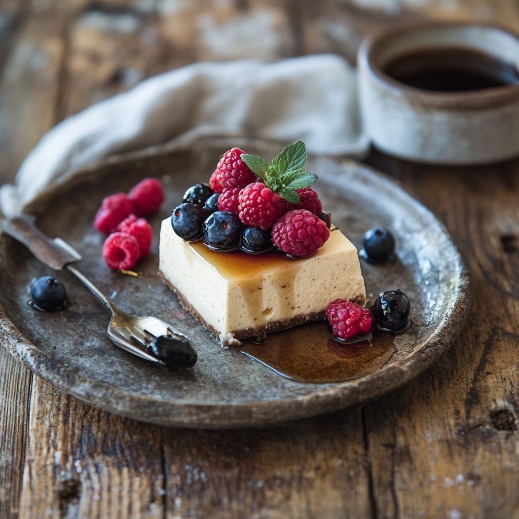 Einfaches und leckeres Rezept für veganen Käsekuchen