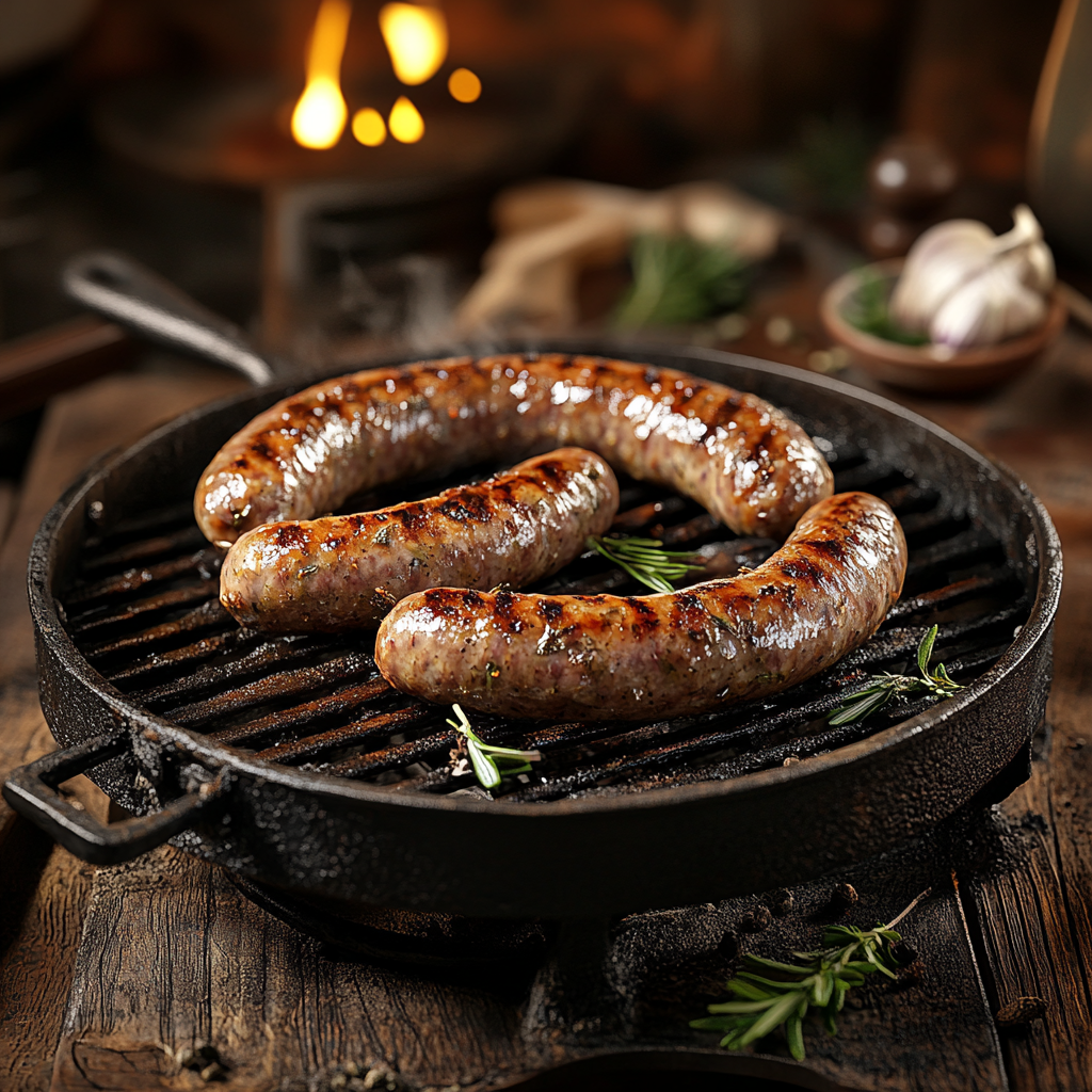 Einfaches Rezept für leckere selbstgemachte Wildbratwurst
