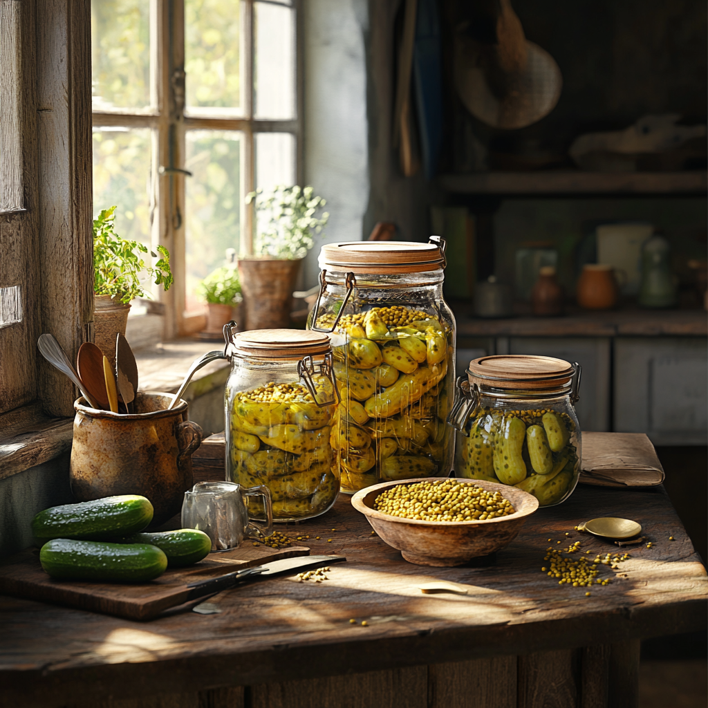 Omas Geheimrezept: Perfekte Senfgurken Einlegen